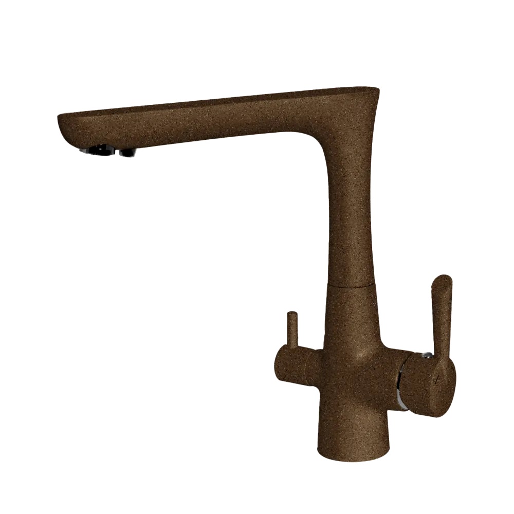 Смеситель для кухни GRANFEST 3223 терракот - фото