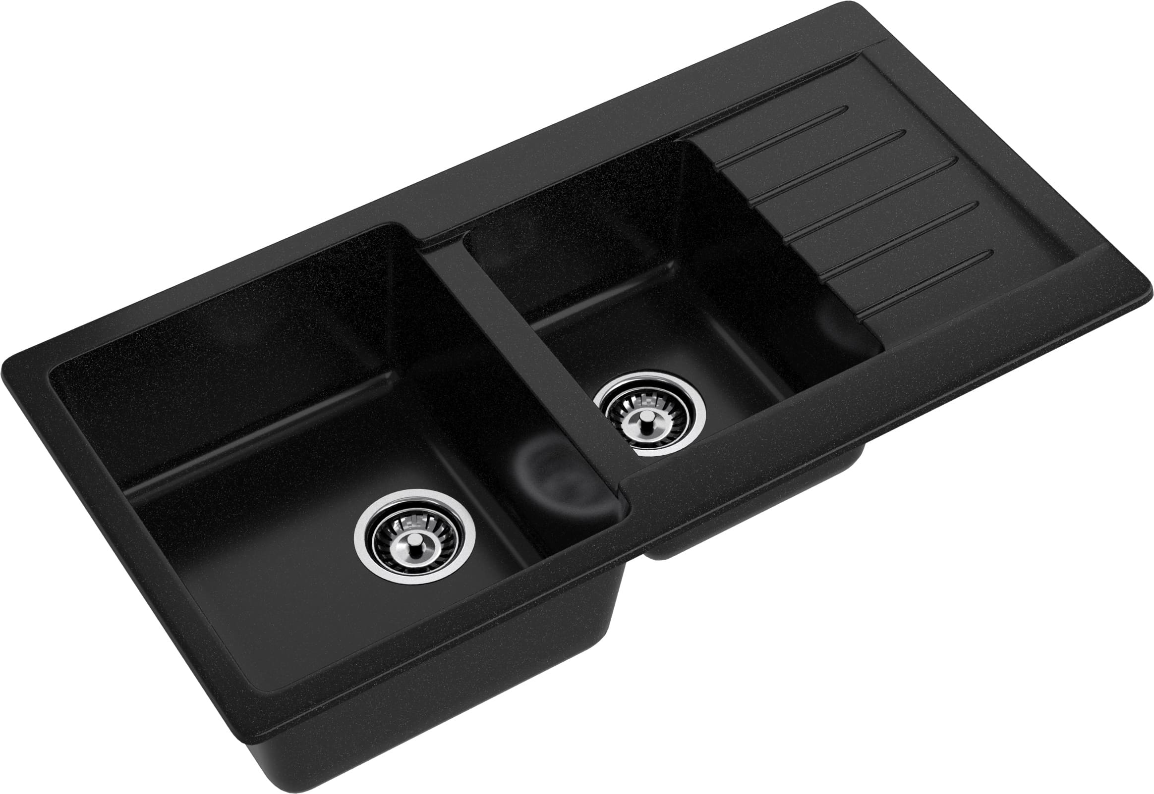 Кухонная мойка GRANFEST PRACTIK P-980KL черный - фото2