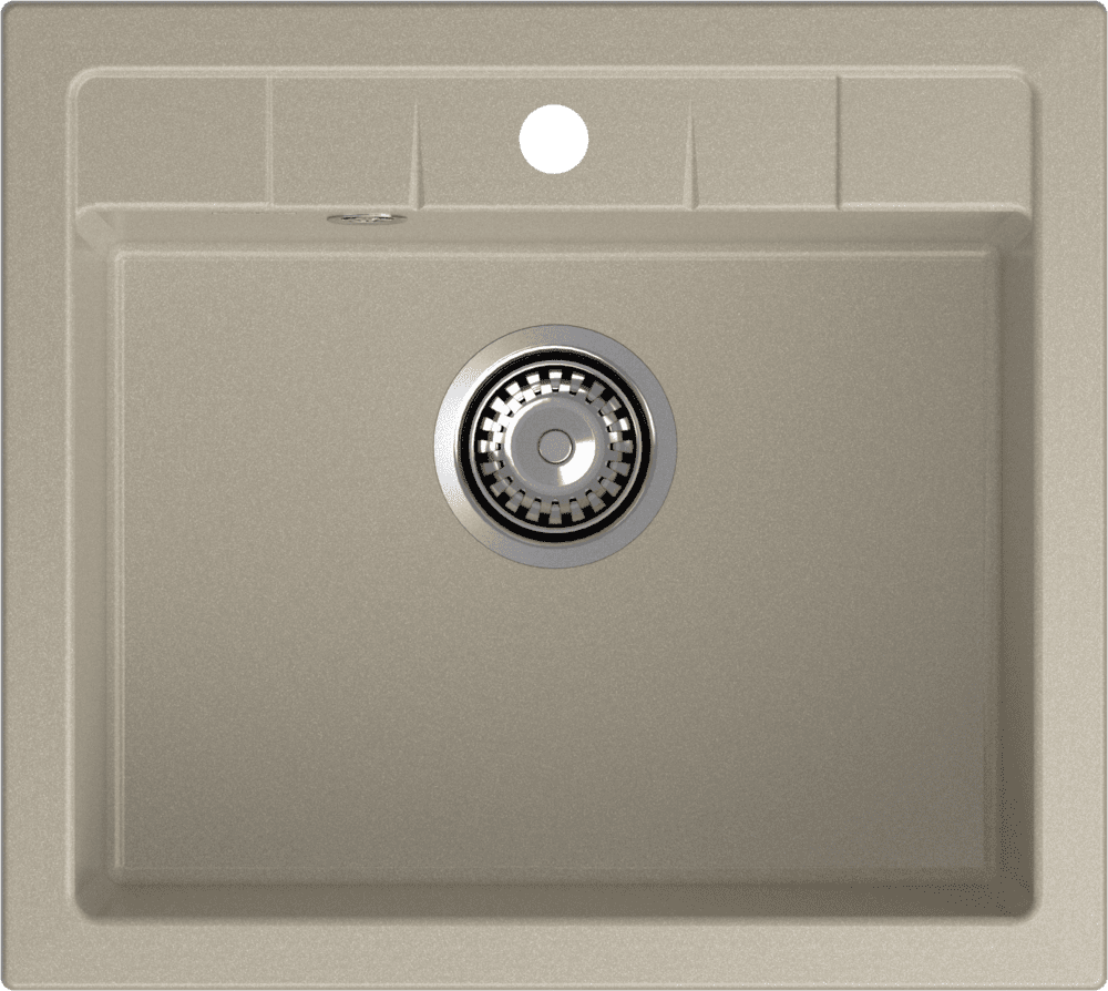 Кухонная мойка GRANFEST QUADRO Q-561 топаз - фото