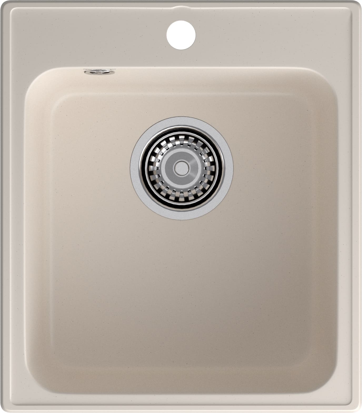 Кухонная мойка GRANFEST QUARZ Z-17 белый + сифон - фото