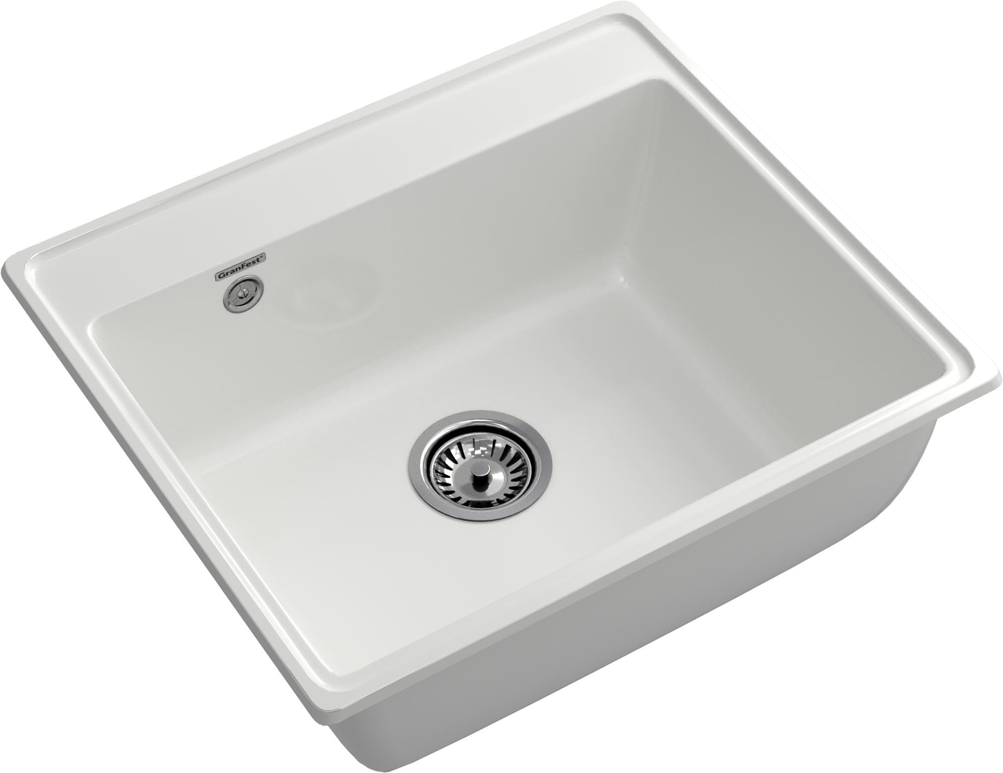 Кухонная мойка GRANFEST VERTEX V-580 иней - фото2