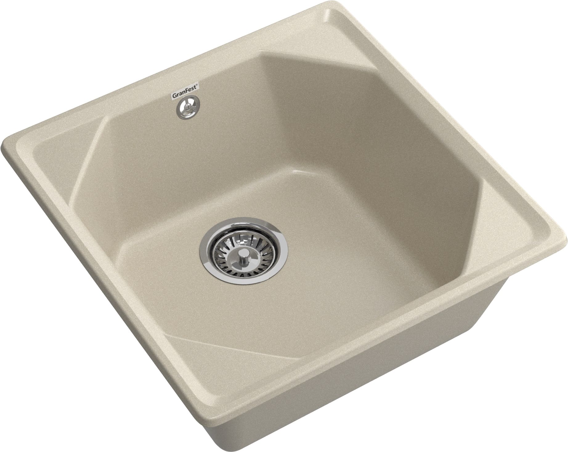 Кухонная мойка GRANFEST UNIQUE U-500 топаз - фото2