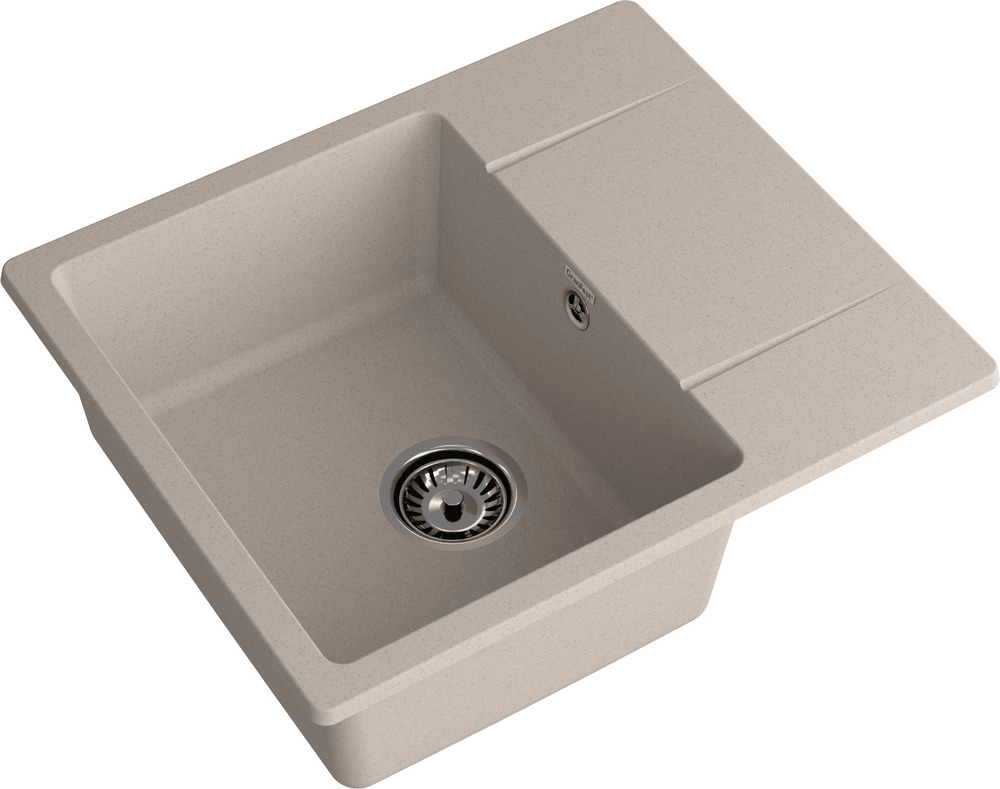 Кухонная мойка GRANFEST URBAN UR-258L песочный - фото2