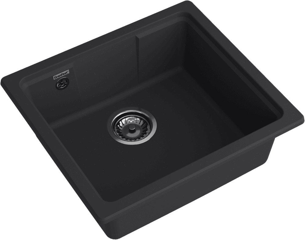 Кухонная мойка GRANFEST URBAN UR-4550 черный - фото2