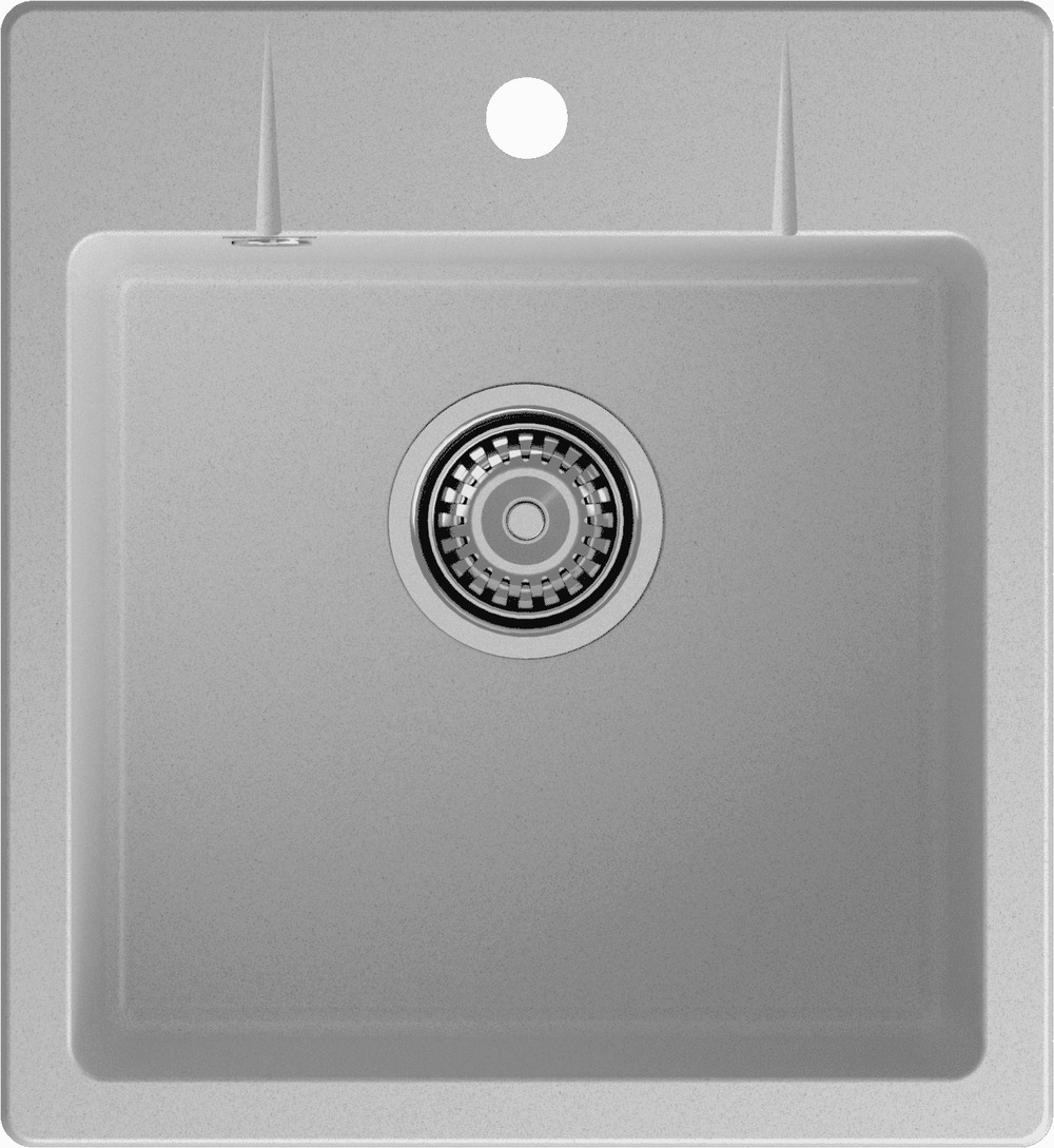 Кухонная мойка GRANFEST URBAN UR-245 серый - фото