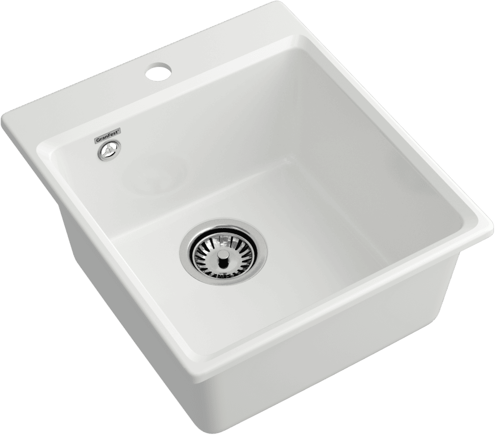 Кухонная мойка GRANFEST LEVEL LV-420 иней - фото2