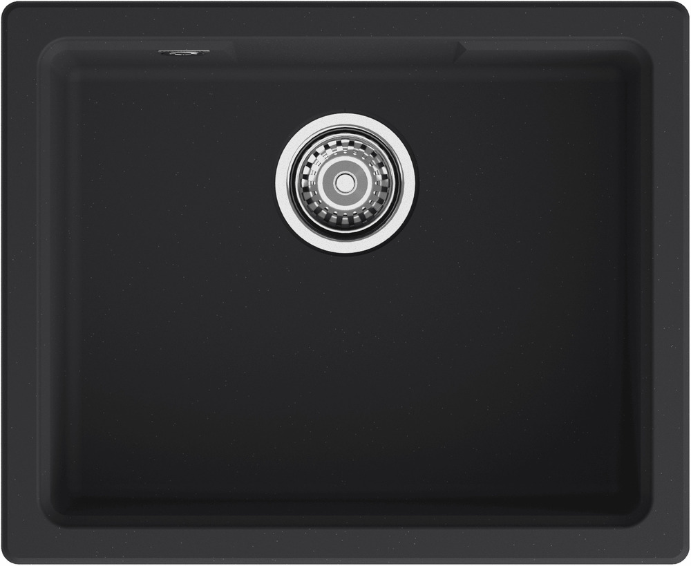 Кухонная мойка GRANFEST URBAN UR-4555 черный - фото