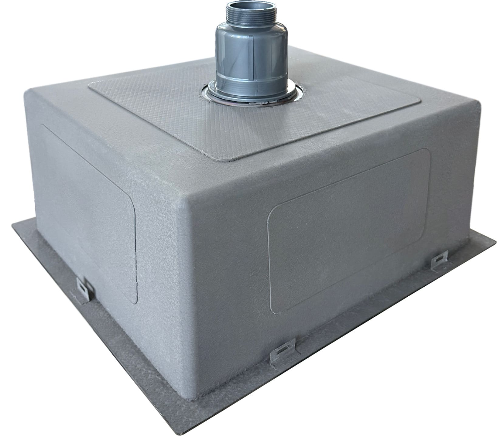 Кухонная мойка из нержавеющей стали GRANFEST METAL 4444 PVD графит - фото4