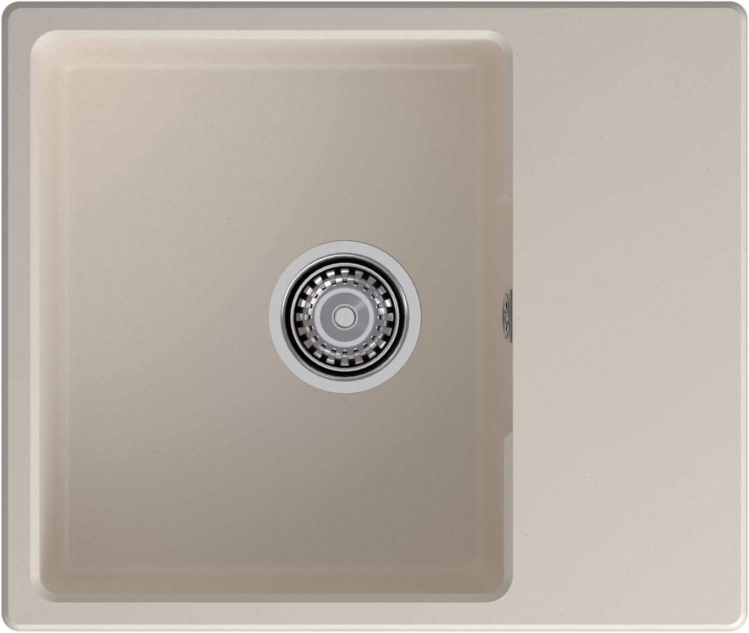 Кухонная мойка GRANFEST URBAN UR-658L белый - фото