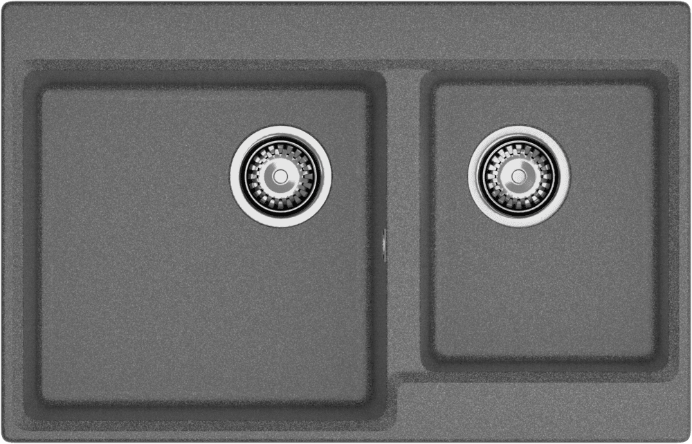 Кухонная мойка GRANFEST LEVEL LV-780K графит - фото