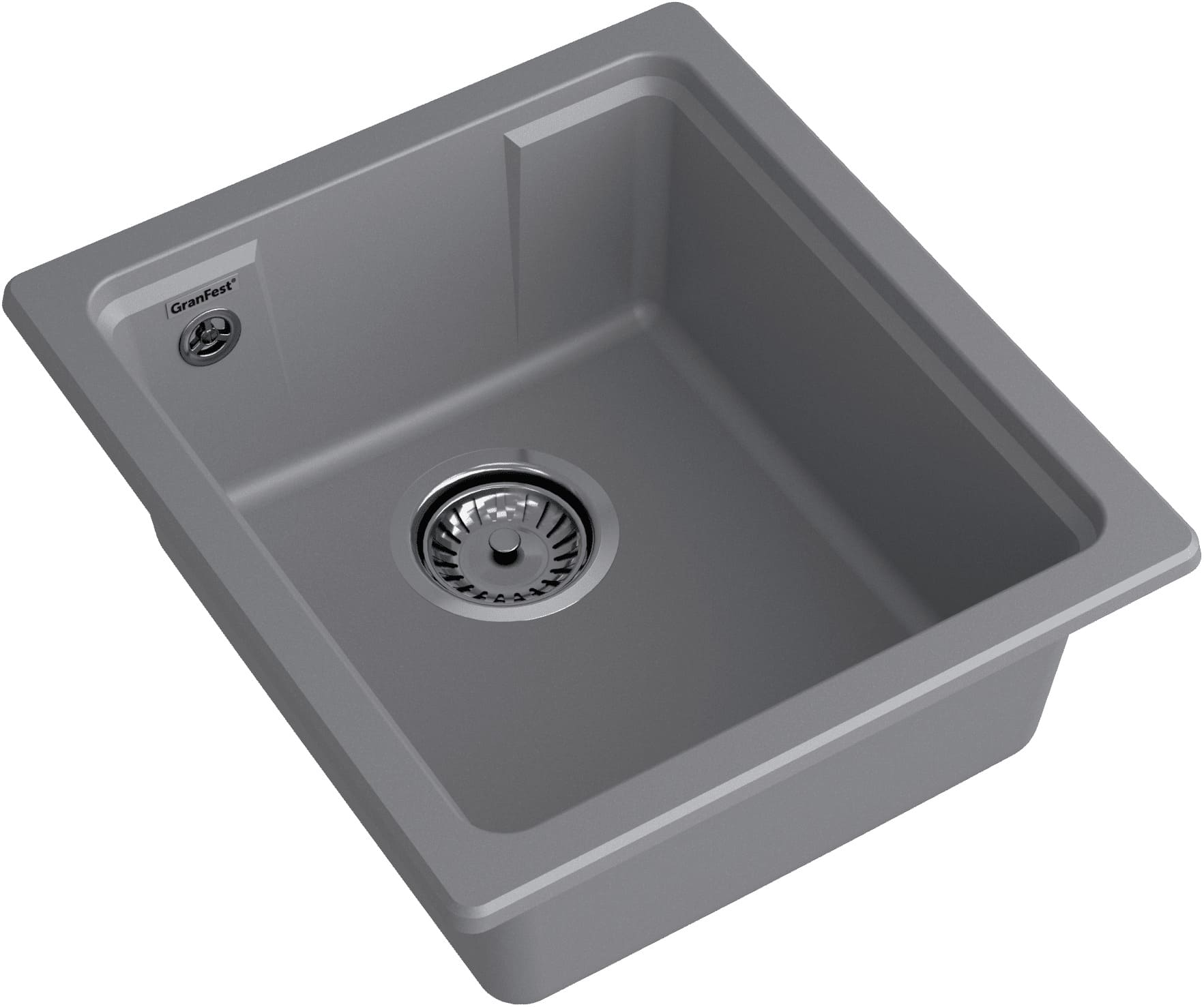 Кухонная мойка GRANFEST URBAN UR-4540 темно-серый - фото2