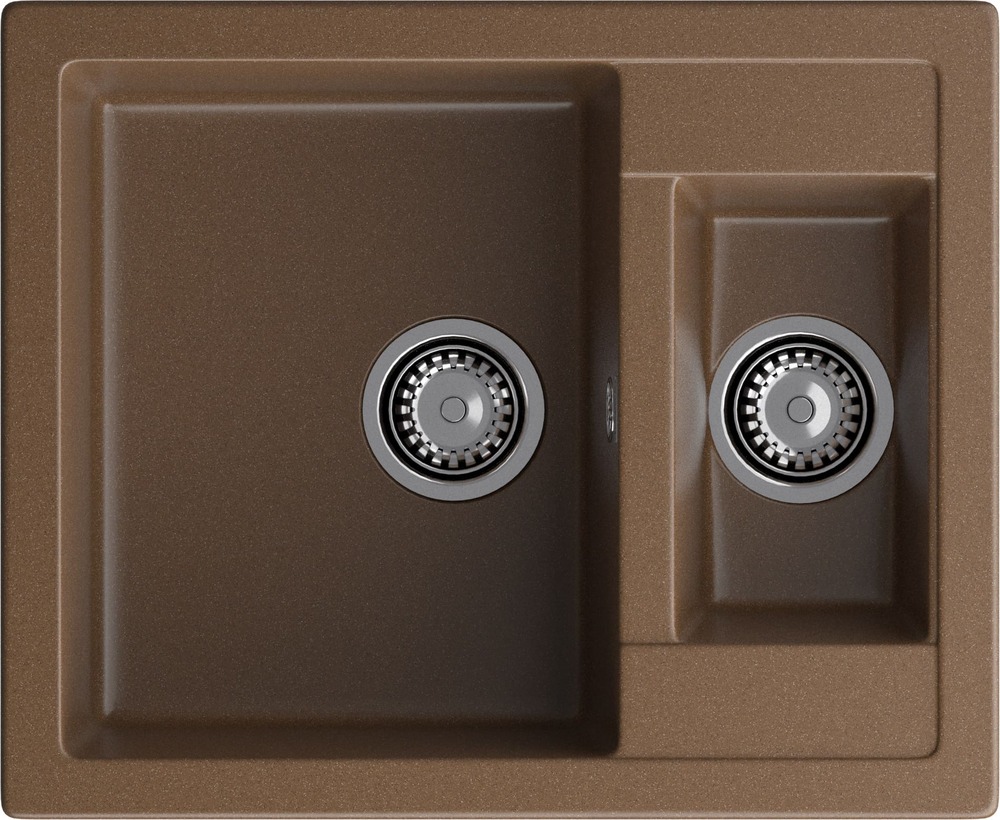 Кухонная мойка GRANFEST QUADRO Q-610K терракот - фото