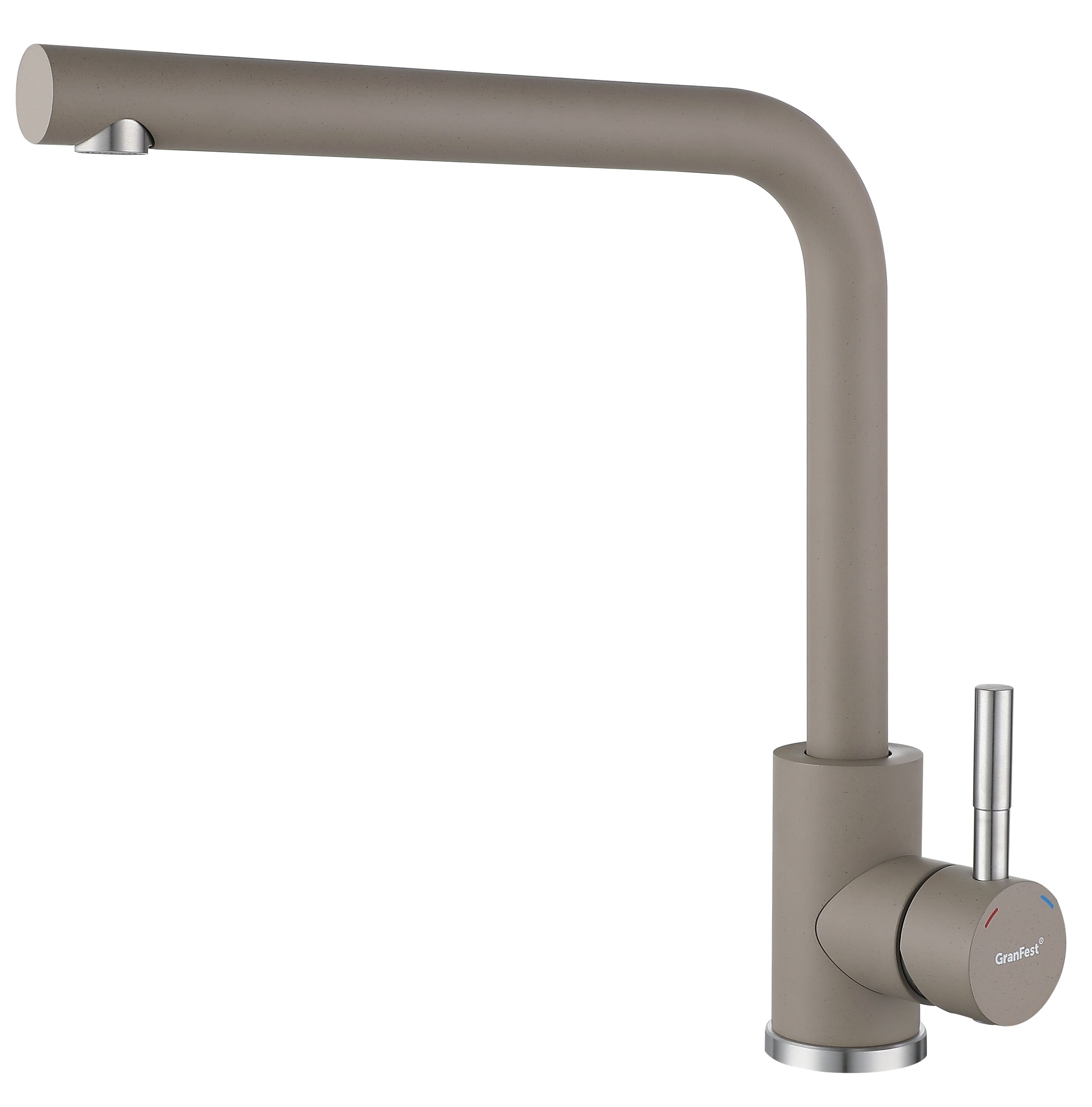 Смеситель для кухни GRANFEST QUARZ Z-5411 песочный - фото