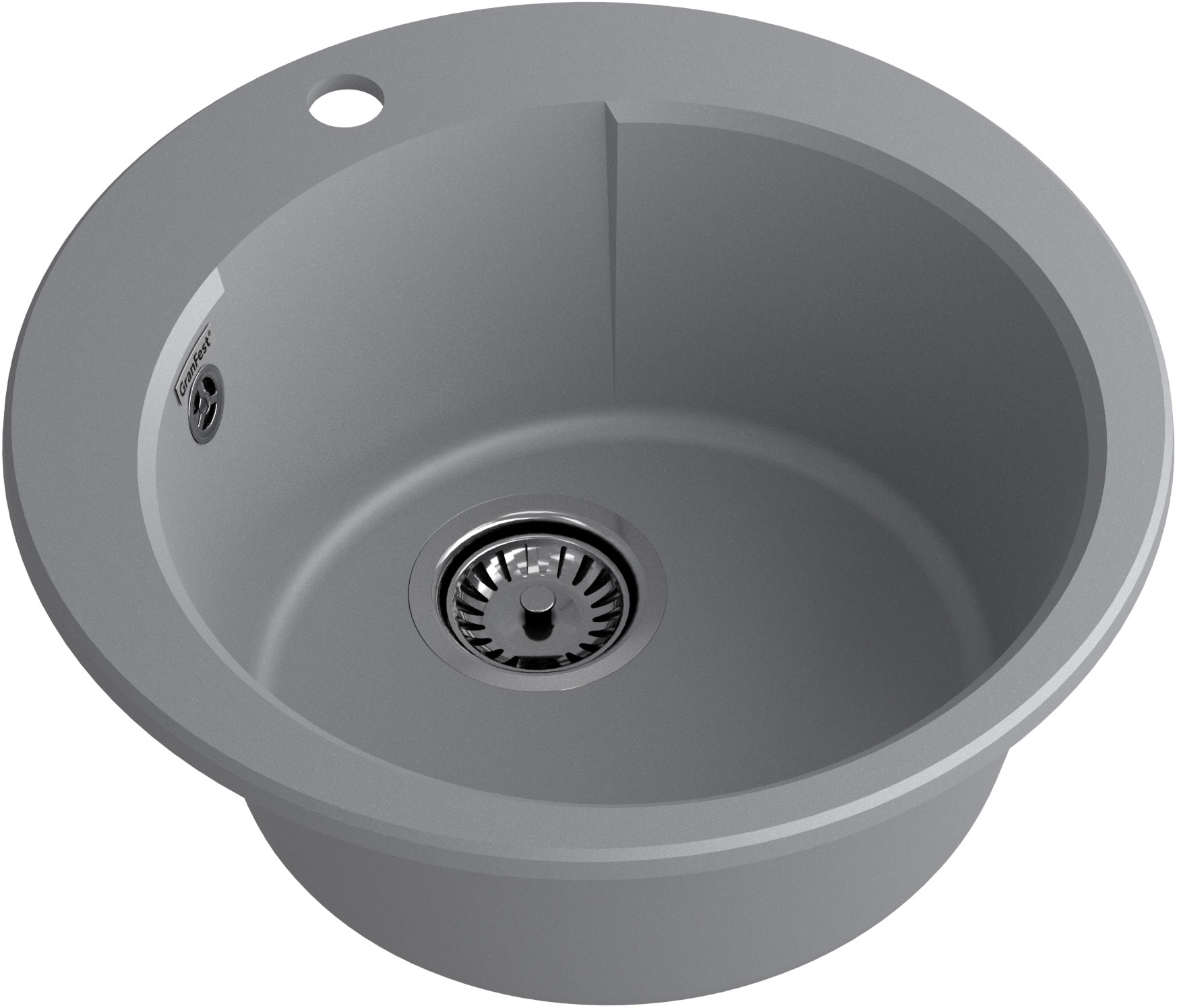 Кухонная мойка GRANFEST URBAN UR-649 темно-серый - фото2