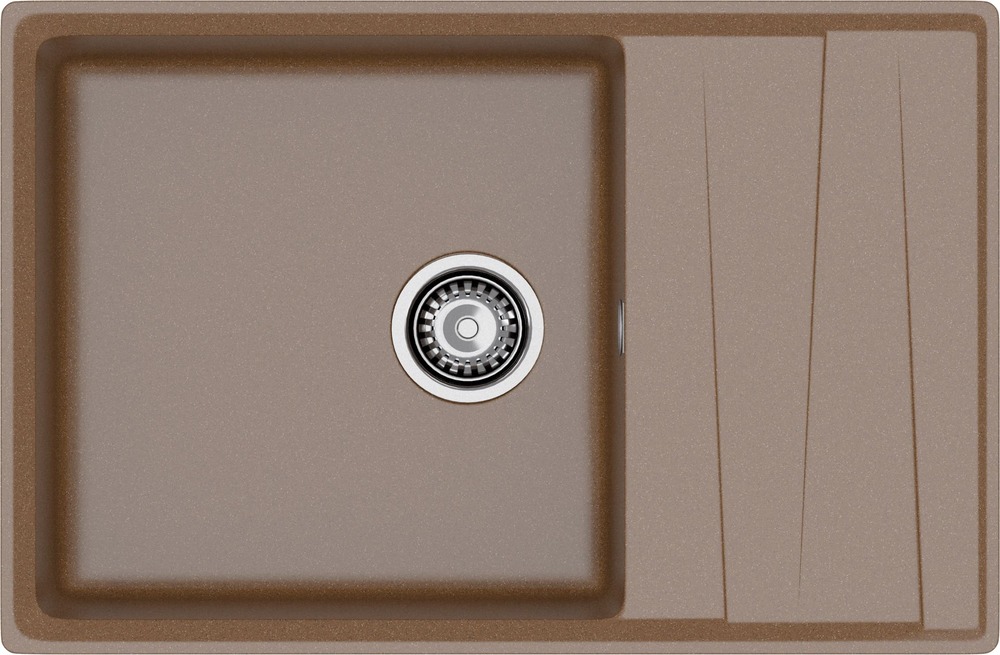 Кухонная мойка GRANFEST LEVEL LV-760L терракот - фото