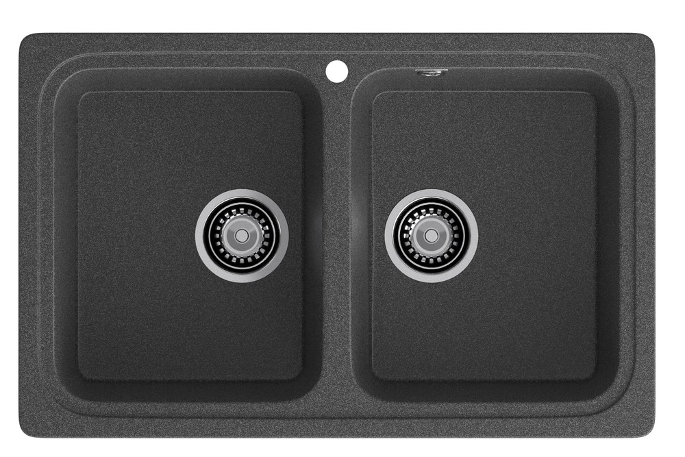 Кухонная мойка GRANFEST STANDART S-780K графит - фото