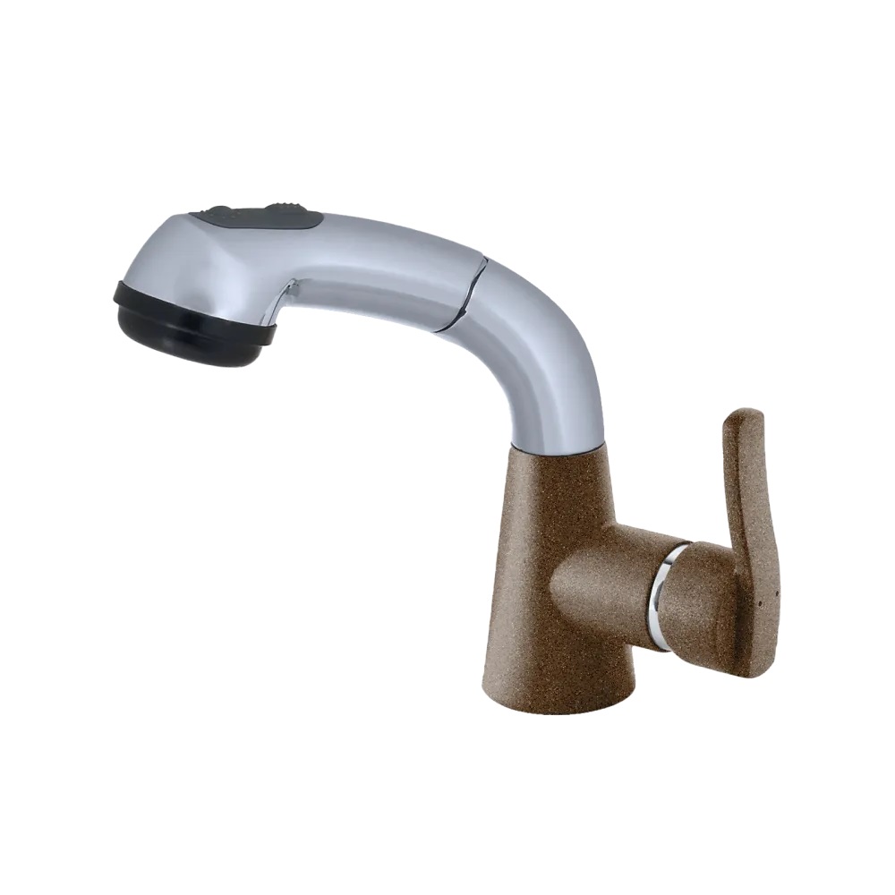 Смеситель для кухни GRANFEST 3773 терракот - фото