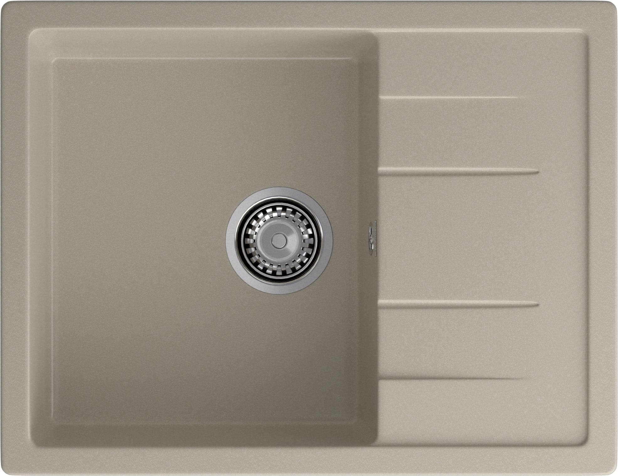 Кухонная мойка GRANFEST QUADRO Q-650L топаз - фото