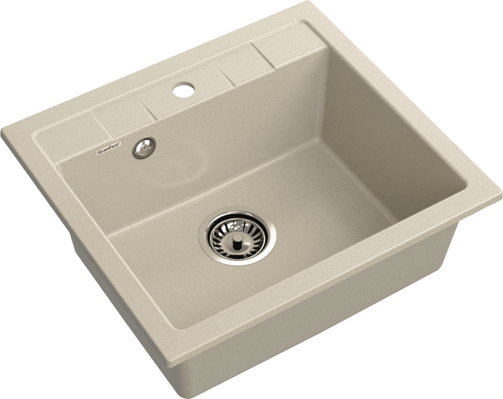 Кухонная мойка GRANFEST QUADRO Q-561 топаз - фото2