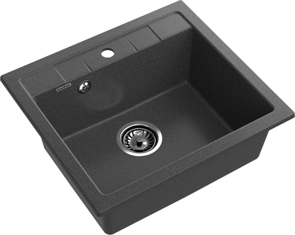 Кухонная мойка GRANFEST QUADRO Q-561 графит - фото2