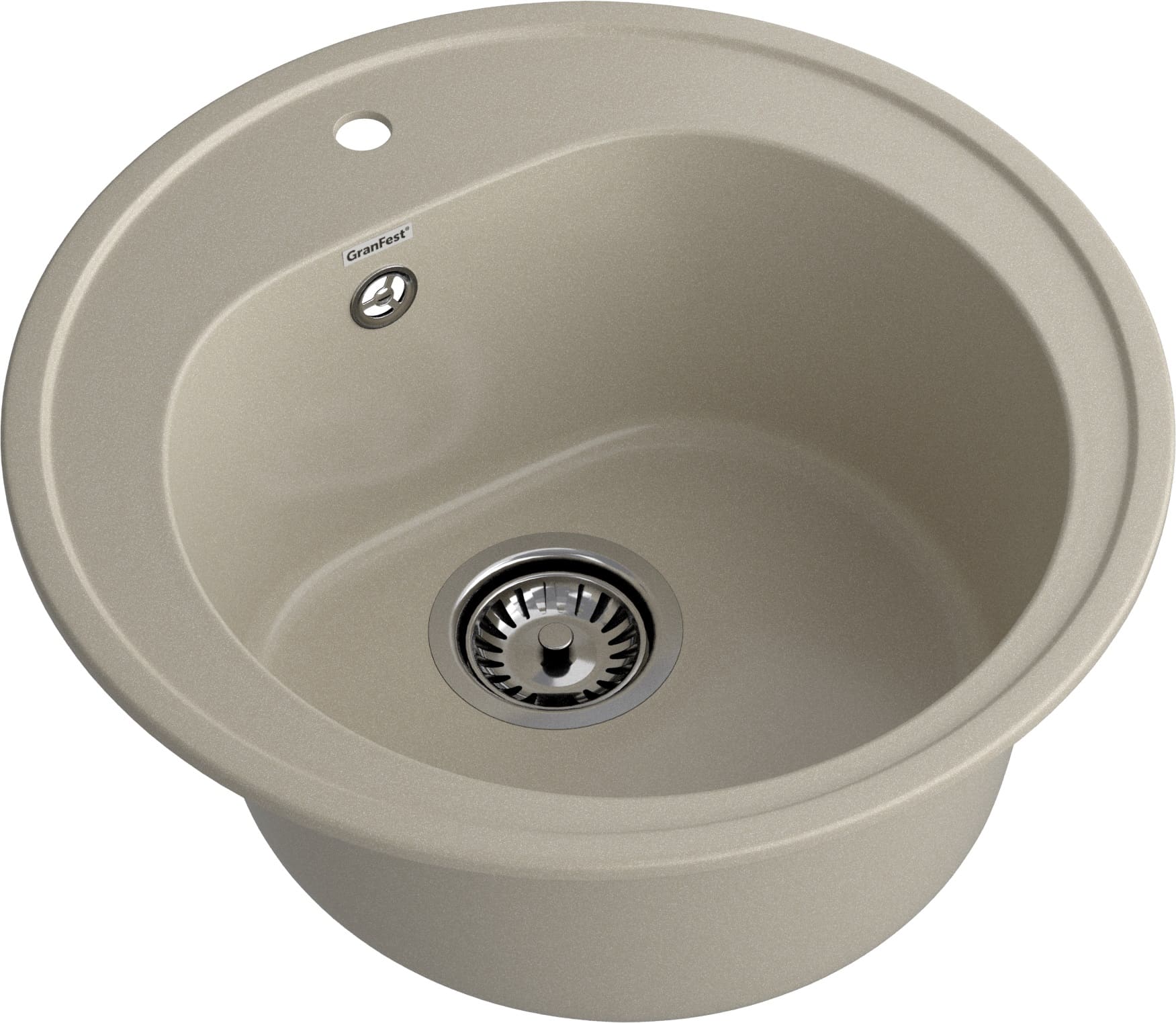 Кухонная мойка GRANFEST RONDO R-510 топаз - фото2