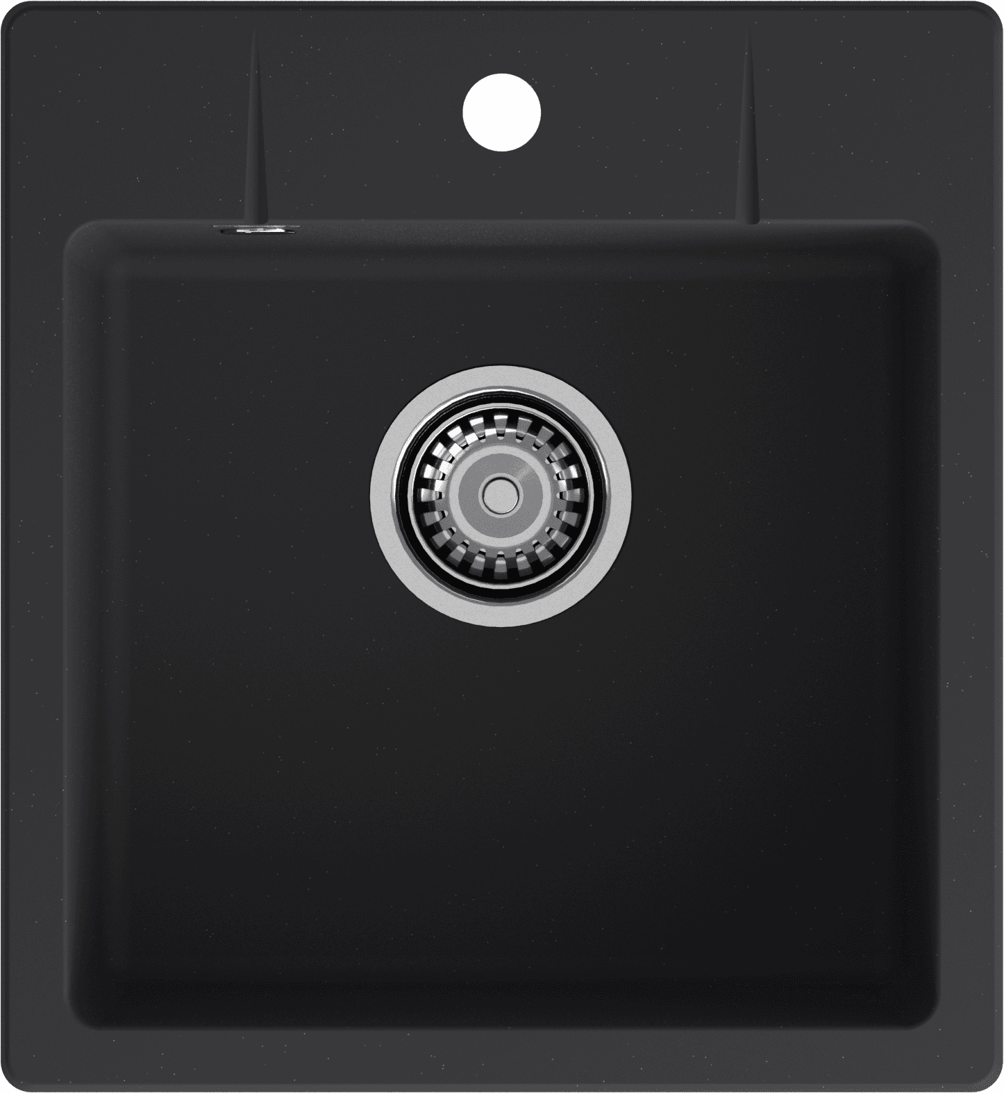 Кухонная мойка GRANFEST URBAN UR-245 черный - фото