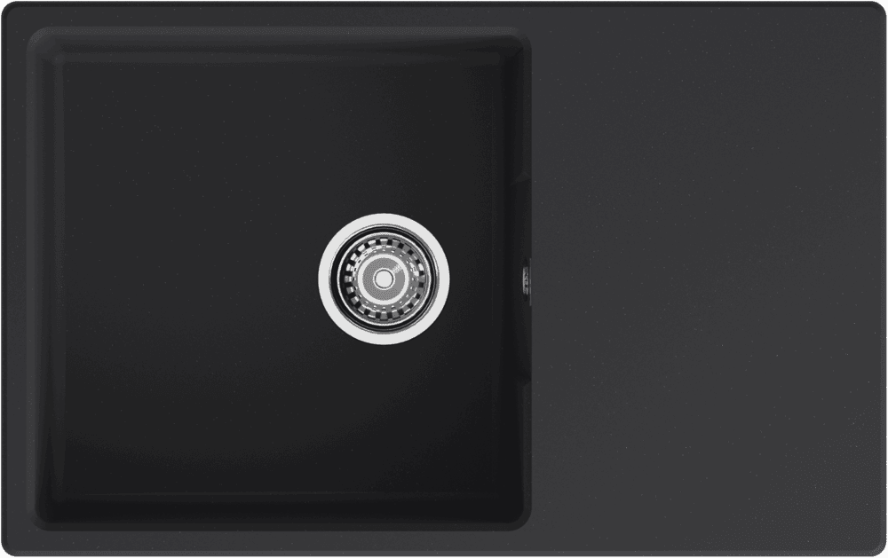Кухонная мойка GRANFEST URBAN UR-678L черный - фото