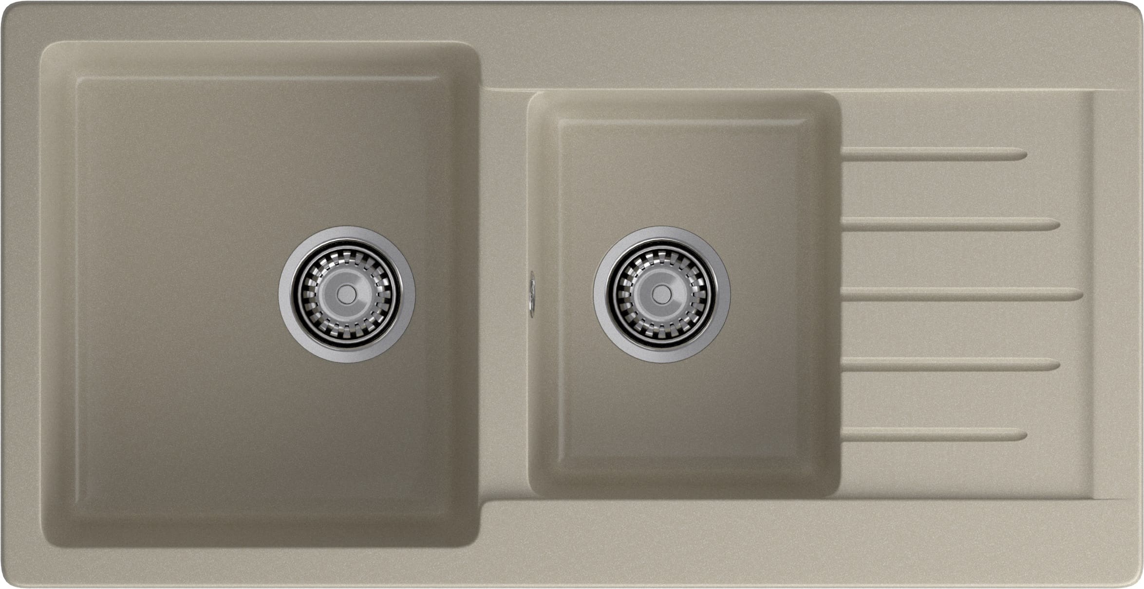 Кухонная мойка GRANFEST PRACTIK P-980KL топаз - фото