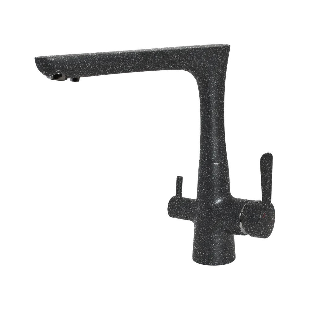 Смеситель для кухни GRANFEST 3223 графит - фото