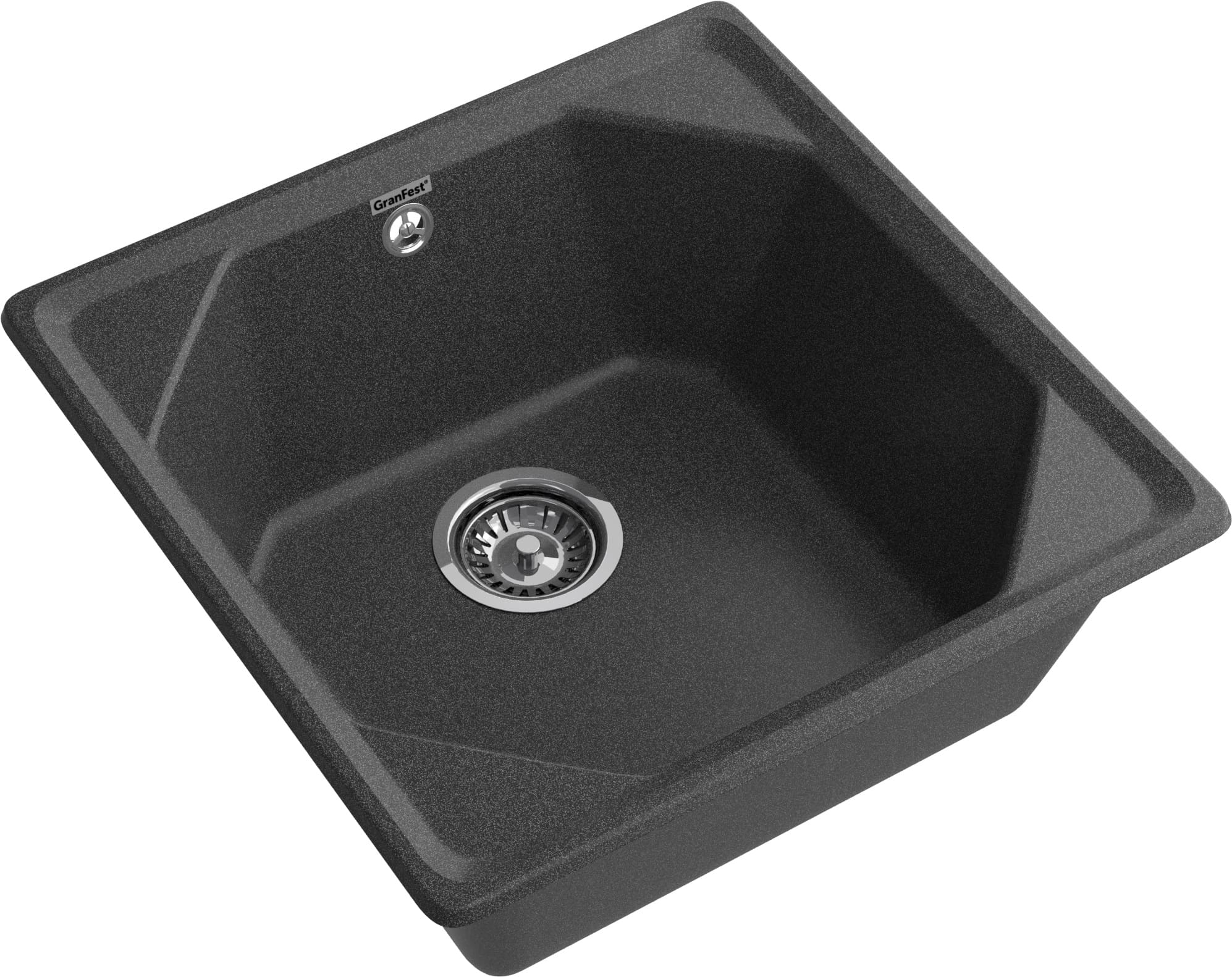 Кухонная мойка GRANFEST UNIQUE U-500 графит - фото2