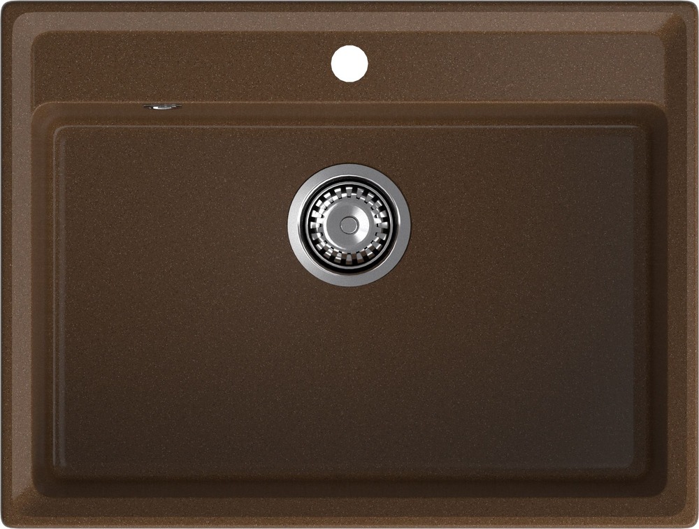 Кухонная мойка GRANFEST LEVEL LV-660 терракот - фото