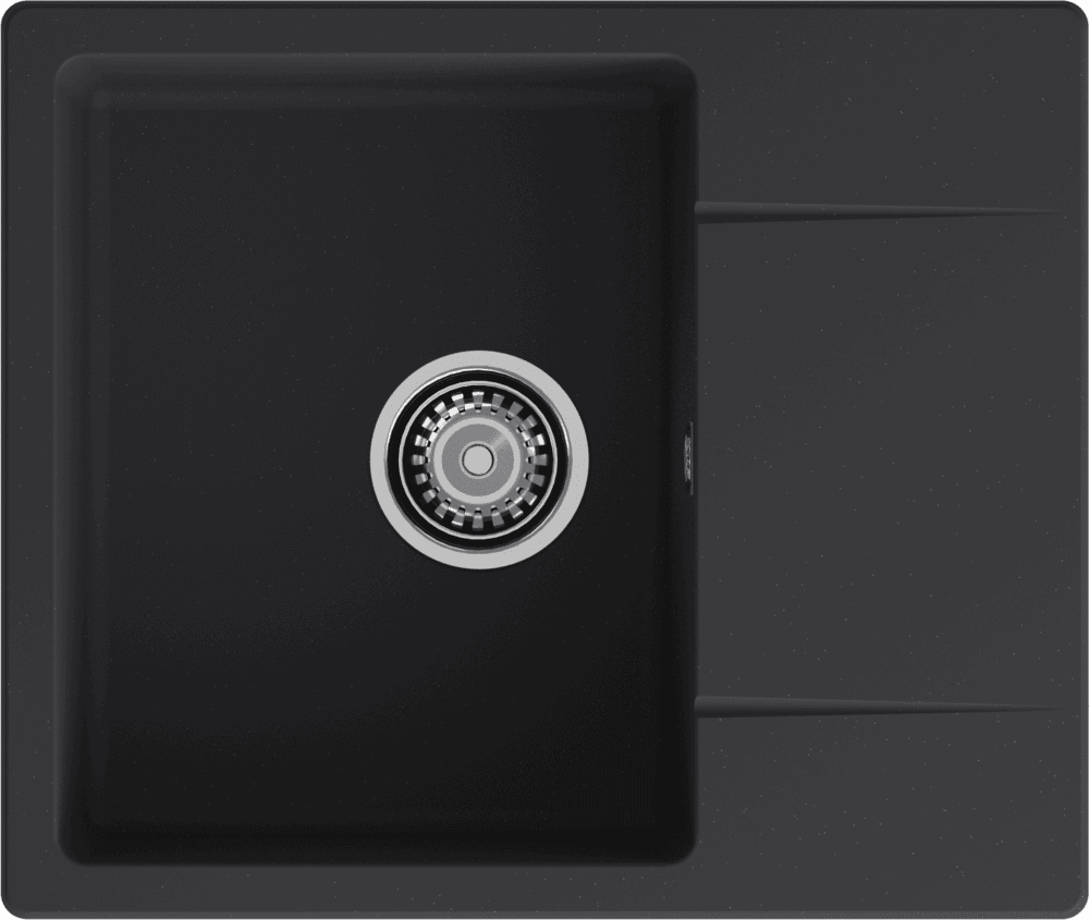 Кухонная мойка GRANFEST URBAN UR-258L черный - фото