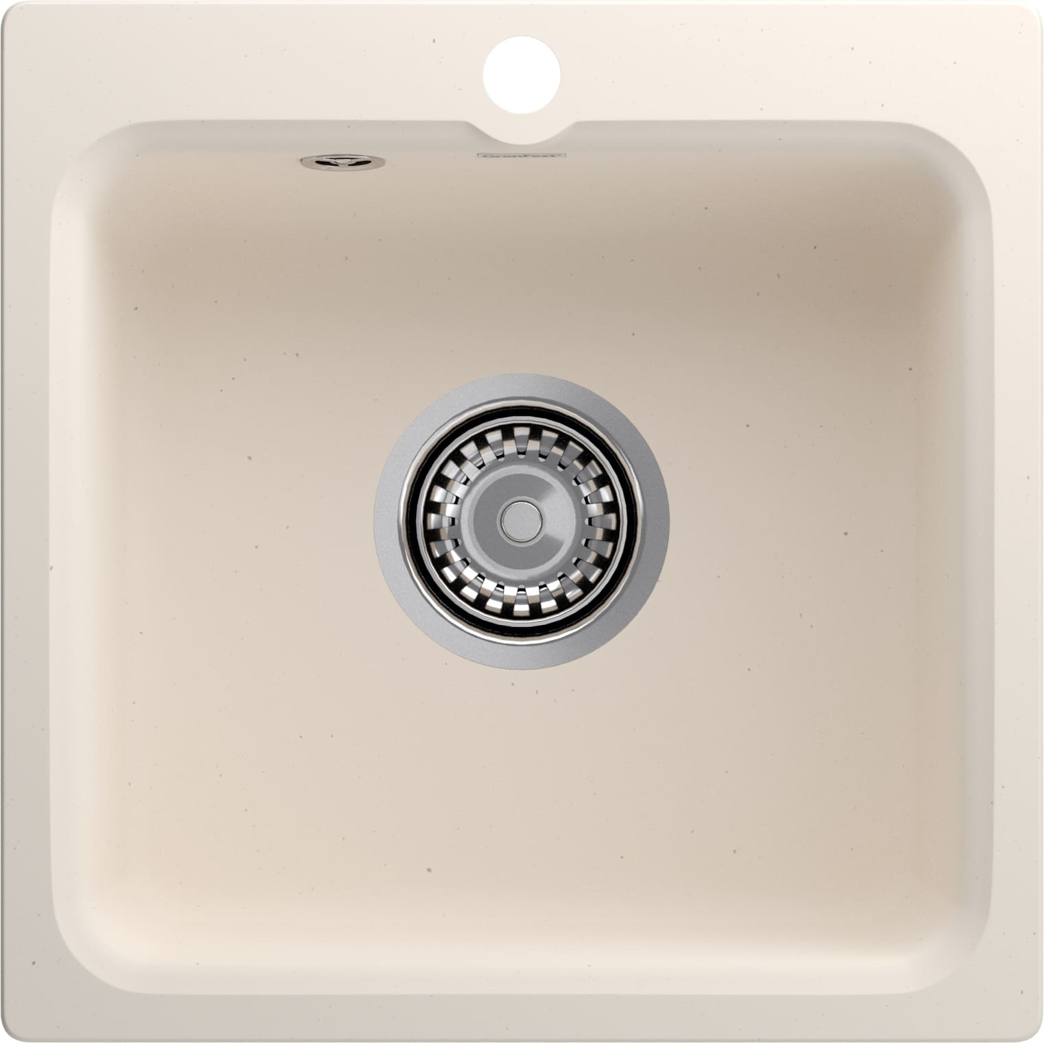 Кухонная мойка GRANFEST SMART SM-430 белый + сифон - фото