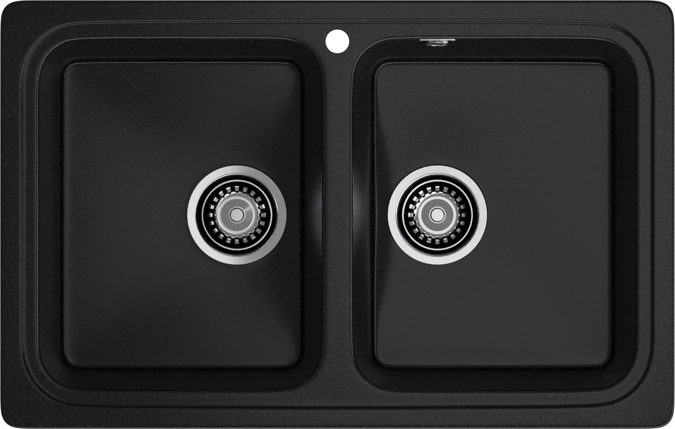 Кухонная мойка GRANFEST STANDART S-780K черный - фото