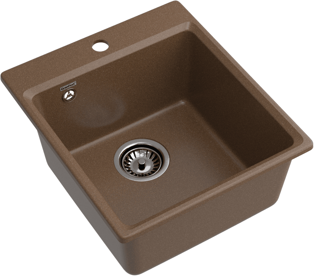 Кухонная мойка GRANFEST LEVEL LV-420 терракот - фото2