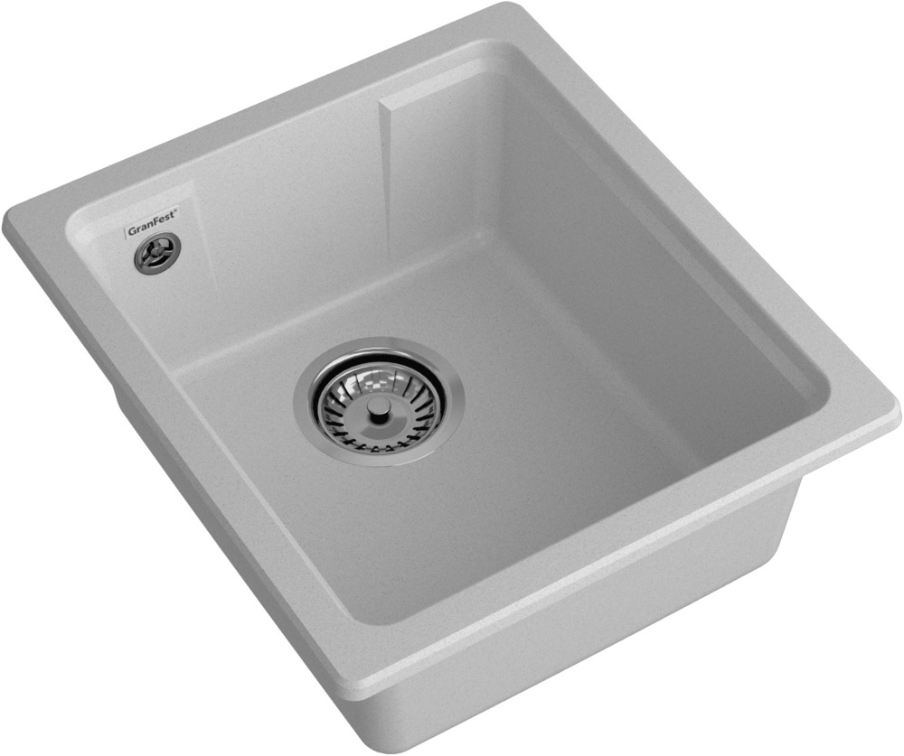 Кухонная мойка GRANFEST URBAN UR-4540 серый - фото