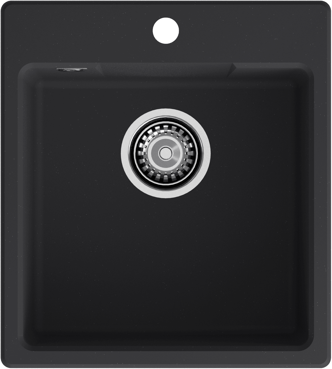 Кухонная мойка GRANFEST URBAN UR-644 черный - фото
