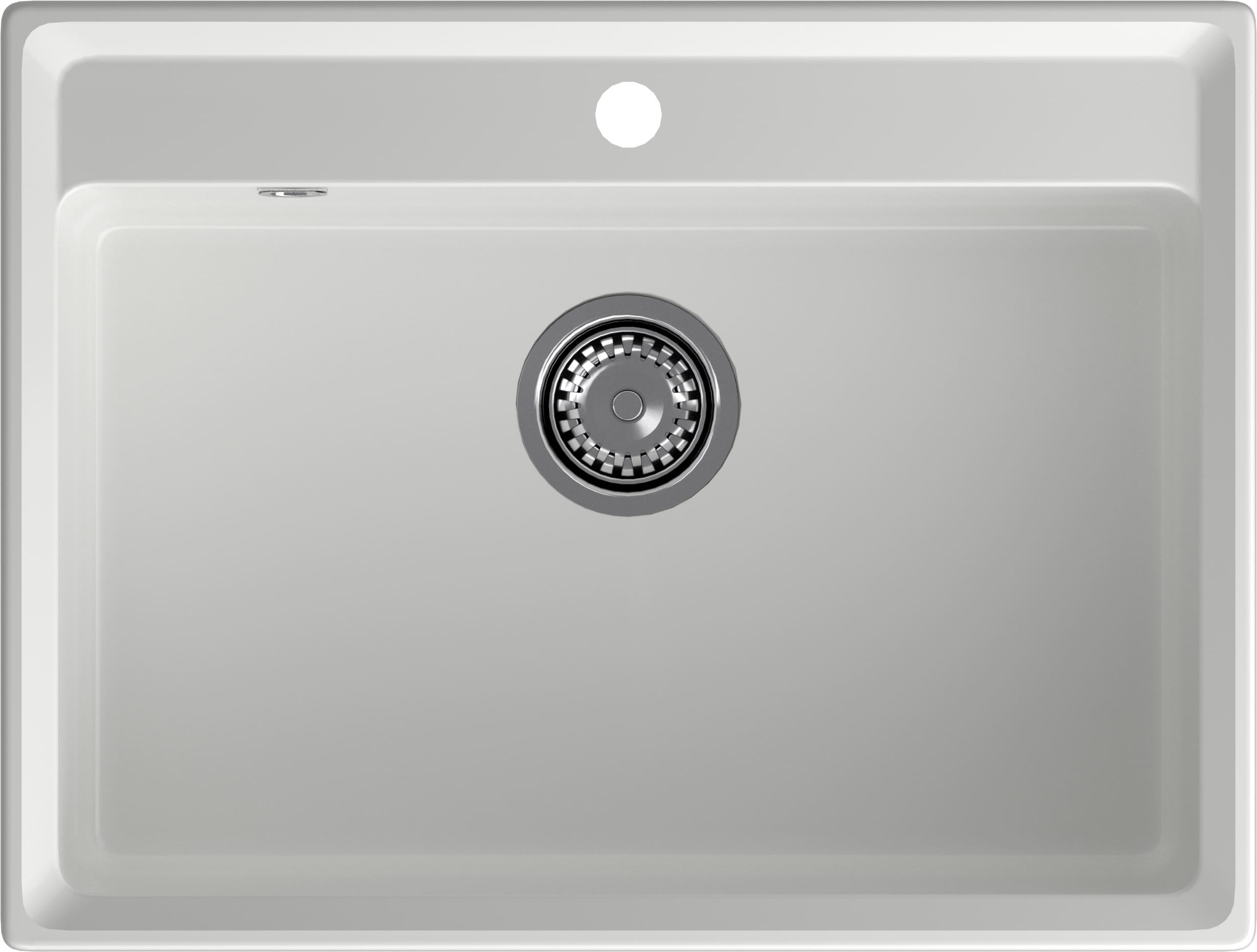 Кухонная мойка GRANFEST LEVEL LV-660 иней - фото
