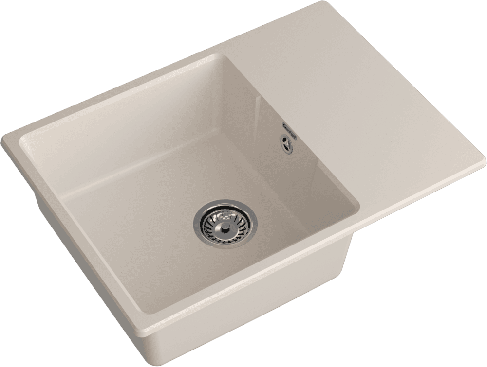 Кухонная мойка GRANFEST URBAN UR-668L белый - фото2