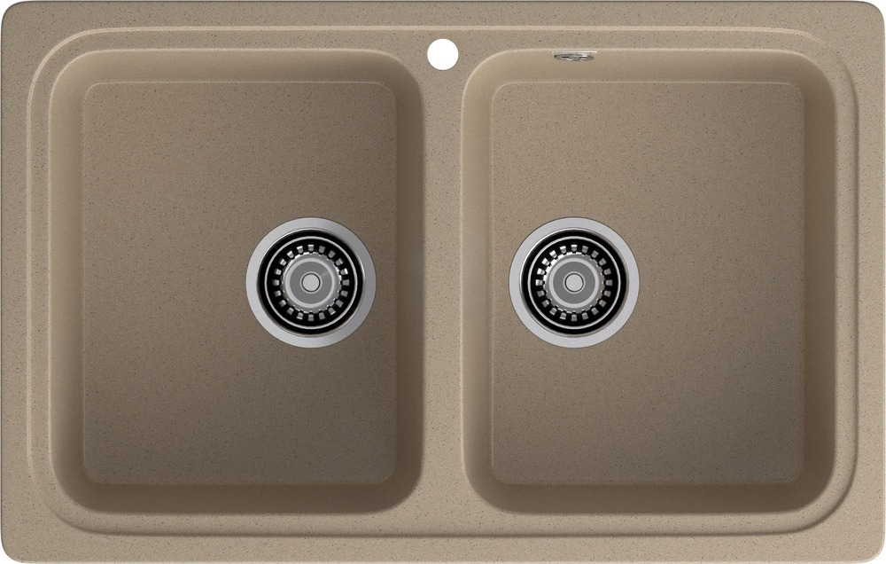 Кухонная мойка GRANFEST STANDART S-780K песочный - фото