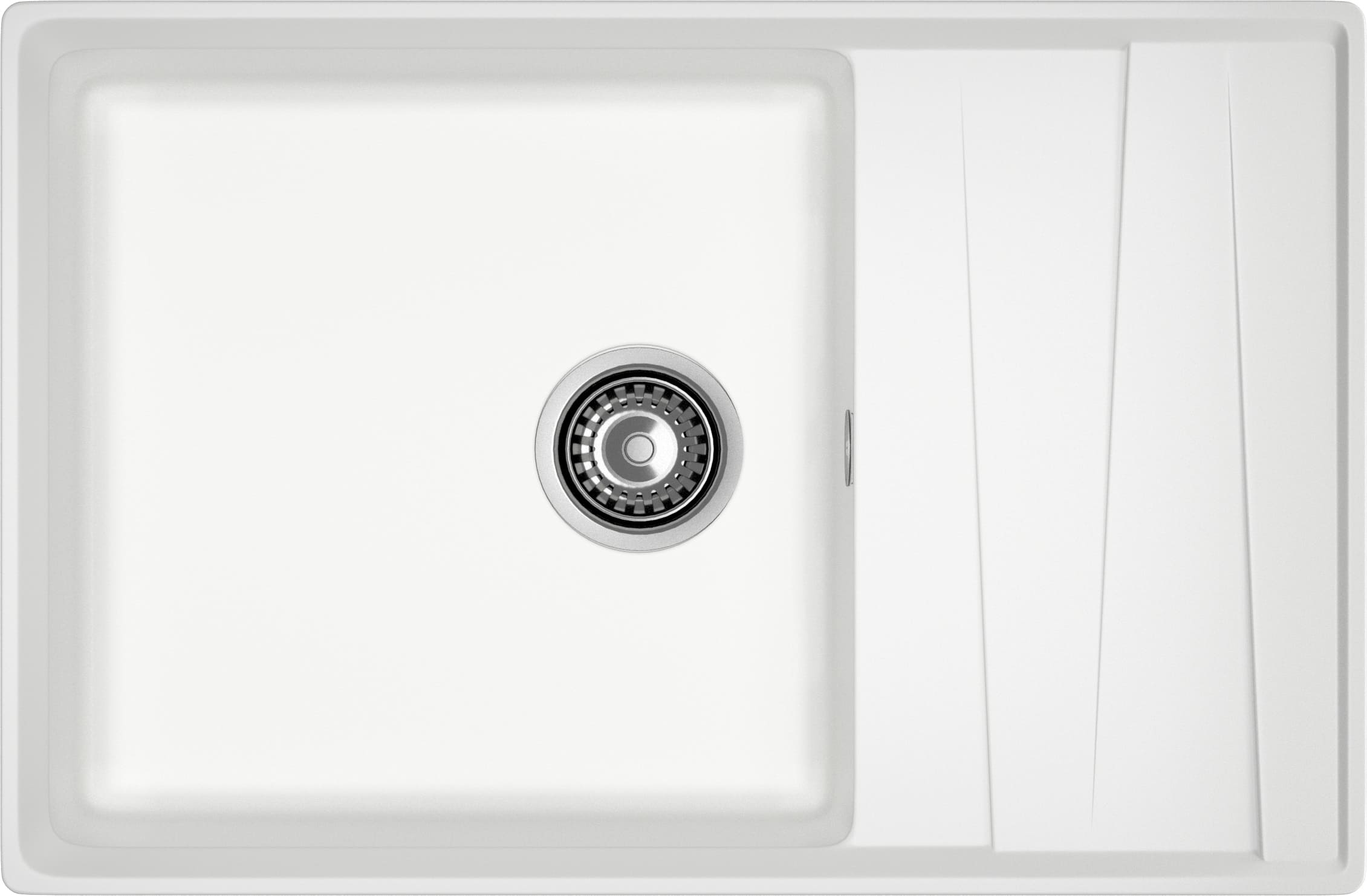 Кухонная мойка GRANFEST LEVEL LV-760L иней - фото