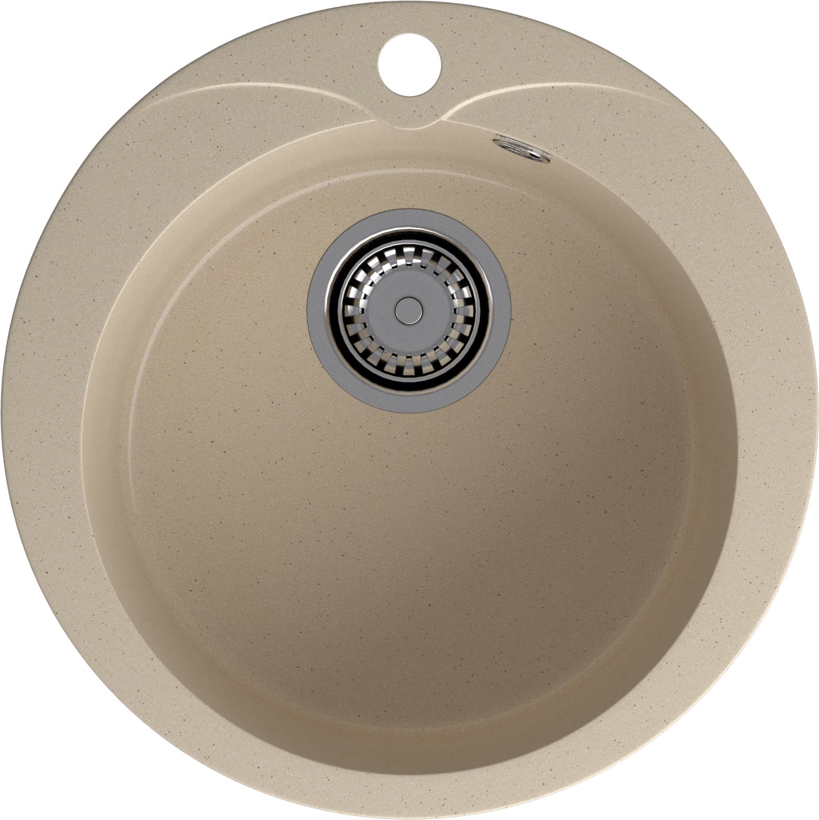 Кухонная мойка GRANFEST RONDO R-480 кашемир - фото