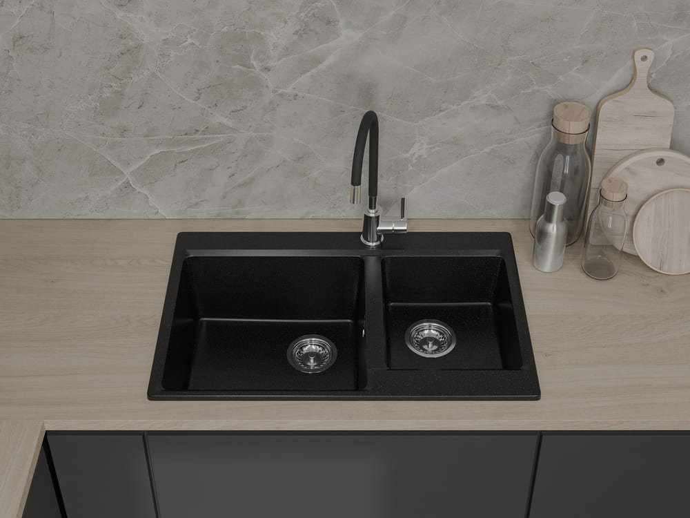 Кухонная мойка GRANFEST LEVEL LV-780K черный - фото3