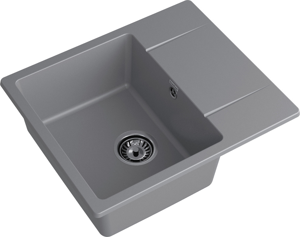 Кухонная мойка GRANFEST URBAN UR-258L темно-серый - фото2