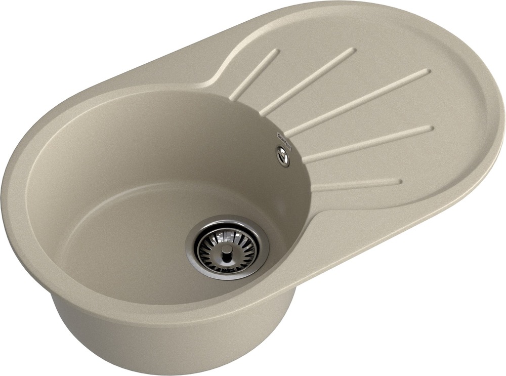 Кухонная мойка GRANFEST RONDO R-750L терракот - фото2