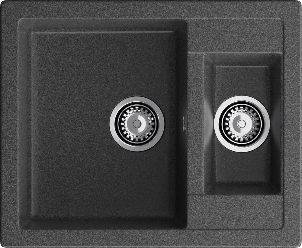 Кухонная мойка GRANFEST QUADRO Q-610K графит - фото