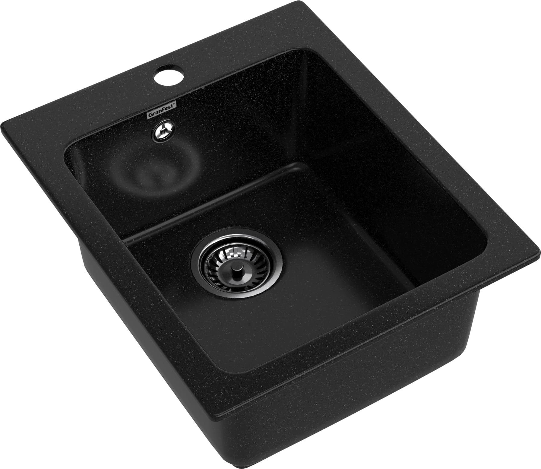 Кухонная мойка GRANFEST PRACTIK P-505 черный - фото2