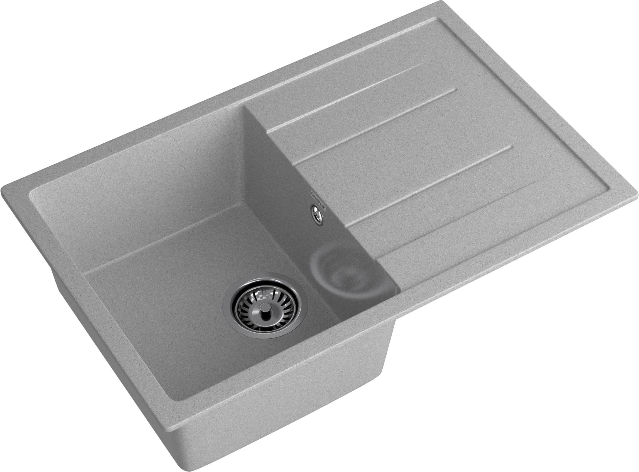Кухонная мойка GRANFEST QUADRO Q-780L серый - фото2
