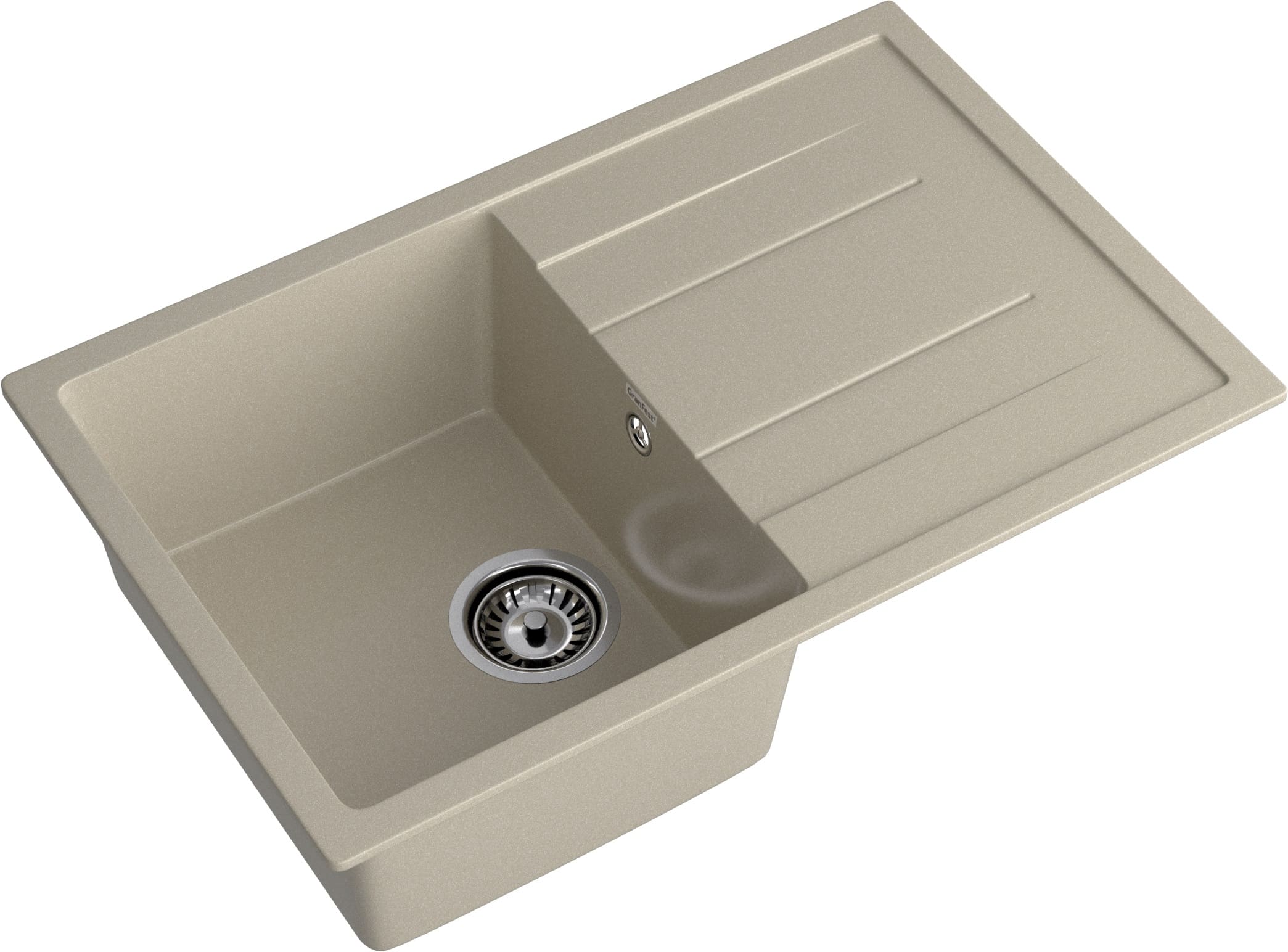 Кухонная мойка GRANFEST QUADRO Q-780L топаз - фото2