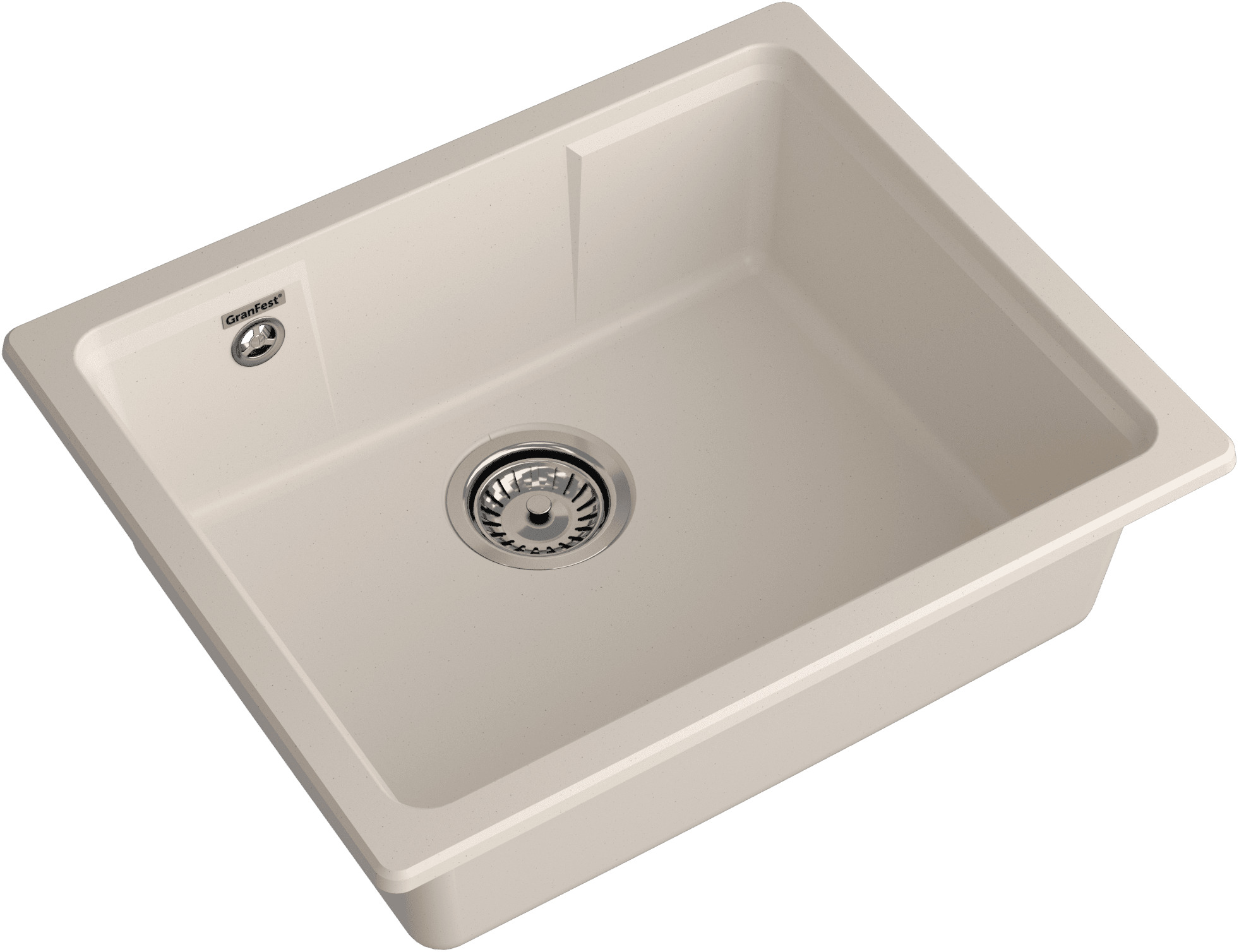 Кухонная мойка GRANFEST URBAN UR-4555 белый - фото2